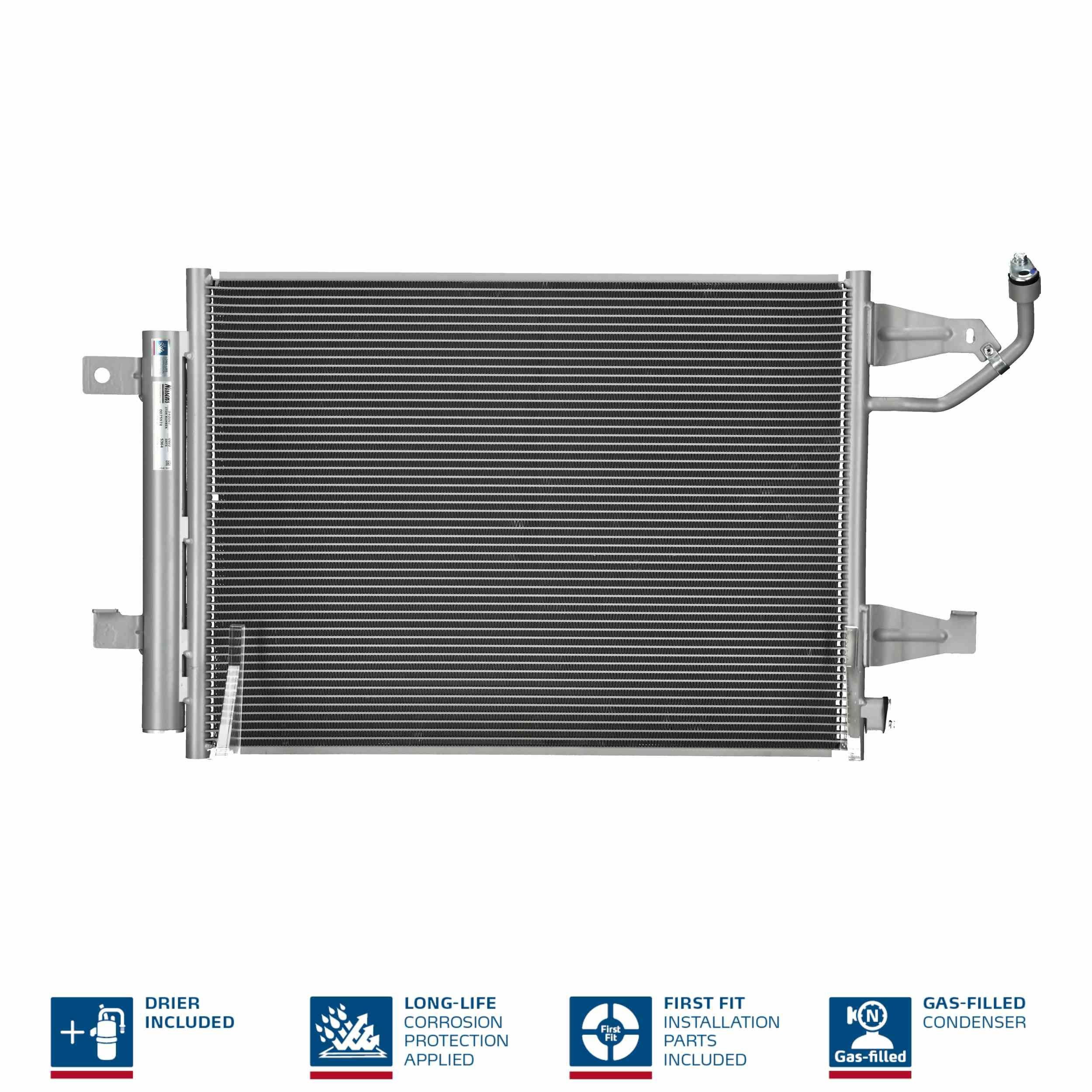 Chłodnica klimatyzacji Nissens 940067 cena, od 111,03 USD