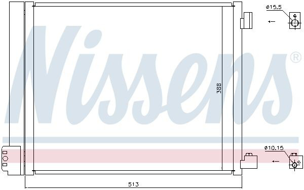 940371 Nissens Chłodnica klimatyzacji