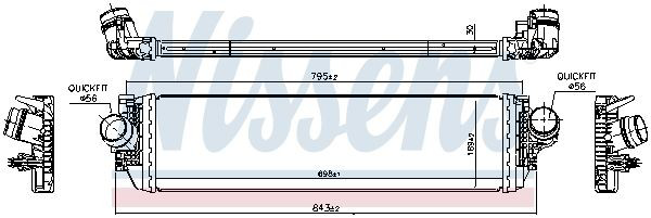 Chłodnica intercoolera Ford Focus IV kombi (HP) (2018 - 2026) cena, od 174,31 USD