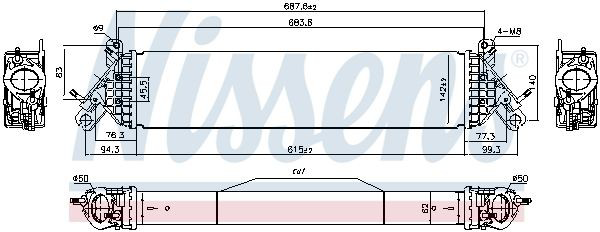 Chłodnica intercoolera Mazda CX-9 SUV (TC) (2016 - 2026) cena, od 223,83 USD