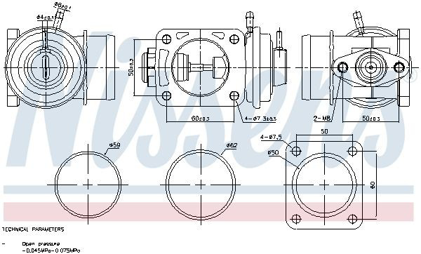 Zawór recyrkulacji spalin EGR do BMW 5  E34