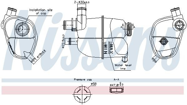 Zbiorniczek wyrównawczy układu chłodzenia Smart CITY-COUPE coupe (450) (1998 - 2004) cena, od 46,06 USD