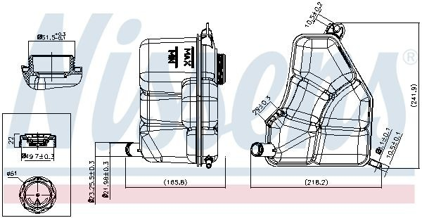 Zbiorniczek wyrównawczy układu chłodzenia Ford Ka hatchback (RBT) (1996 - 2008) cena, od 36,19 USD