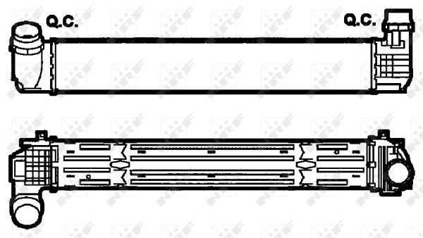 30287 NRF Chłodnica intercoolera