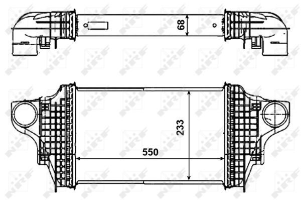 Chłodnica intercoolera Mercedes ML/GLE SUV (W164) (2005 - 2011) cena, od 94,09 USD