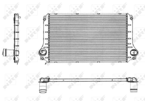 Chłodnica intercoolera Toyota Corolla VERSO