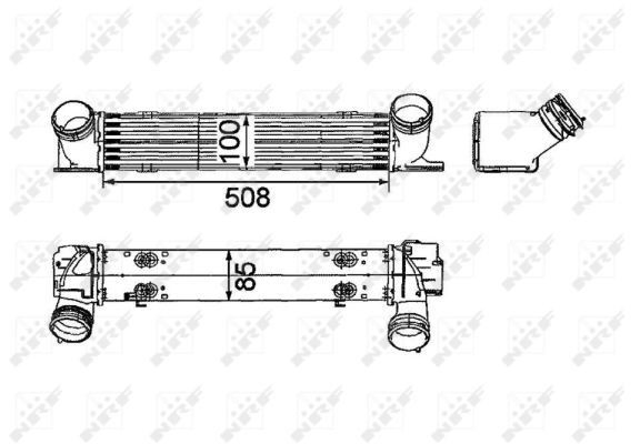 30797 NRF Chłodnica intercoolera