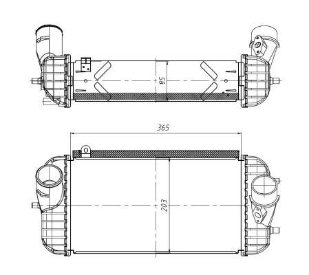 Chłodnica intercoolera do KIA Sorento III C5, UM
