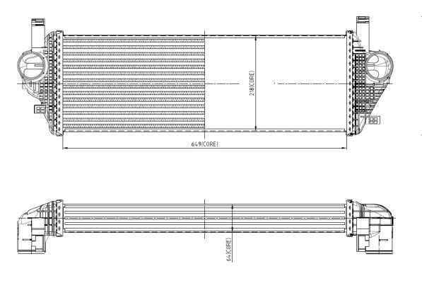 Chłodnica intercoolera Jeep Grand Cherokee IV SUV (WK) (2011 - 2022) cena, od 217,26 USD