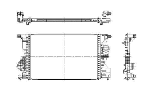 Chłodnica intercoolera do Mercedes A  W177