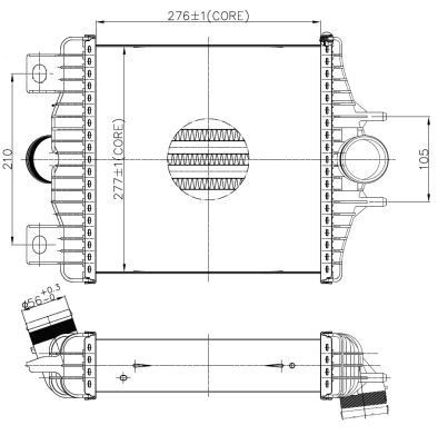 Chłodnica intercoolera do Land Rover Range Rover IV L405