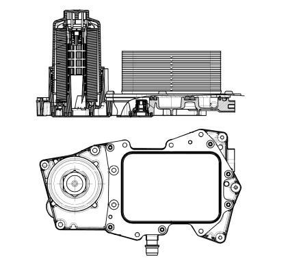 Obudowa filtra oleju Ford LR022895 cena, od 203,91 USD