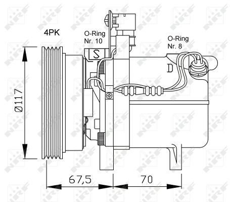 Sprężarka klimatyzacji BMW 3 sedana (E36) (1990 - 1998) cena, od 71,18 USD