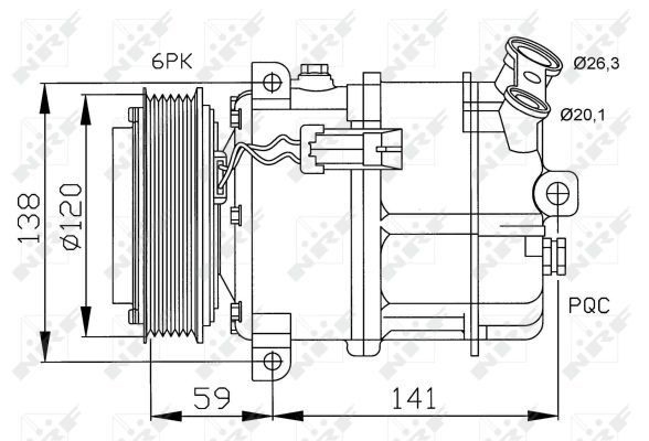 Sprężarka klimatyzacji do Saab 9-5  YS3E