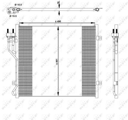 Chłodnica klimatyzacji Jeep Liberty/Cherokee SUV (KJ) (2002 - 2007) cena, od 101,39 USD