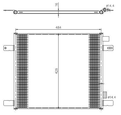 Chłodnica klimatyzacji DAF 45 ciężarówka z platformą/podwoziem (2001 - 2026) cena, od 222,86 USD