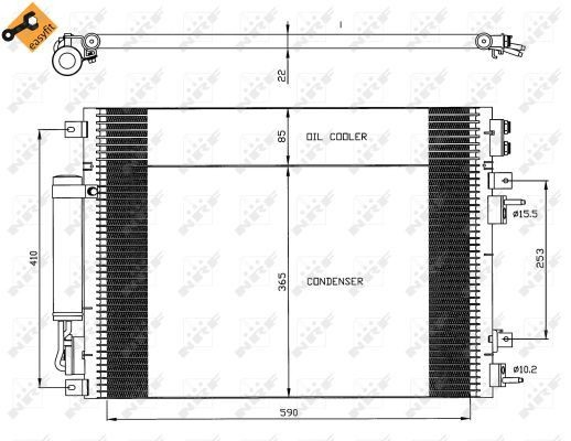 Chłodnica klimatyzacji NRF 35626 cena, od 137,63 USD