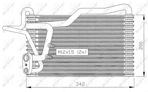 Parownik klimatyzacji do Audi 90 B3 89, 89Q, 8A
