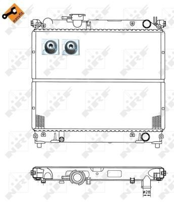 Chłodnica silnika Suzuki 17700A60A00 cena, od 113,50 USD