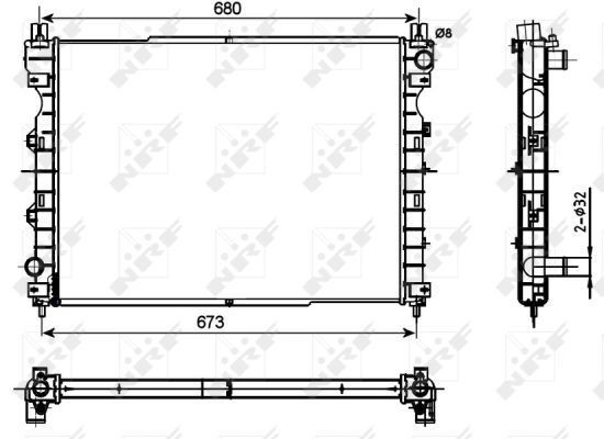 Chłodnica silnika do Land Rover Freelander I L314
