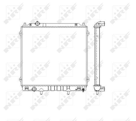 Chłodnica silnika Hyundai Terracan SUV (HP) (2001 - 2006) cena, od 179,30 USD