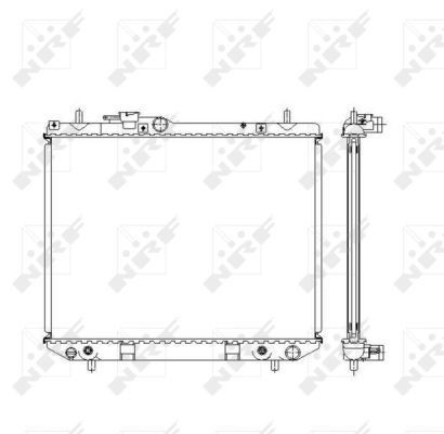 Chłodnica silnika Daihatsu Terios I SUV (J100, J102, J122) (1997 - 2005) cena, od 96,59 USD
