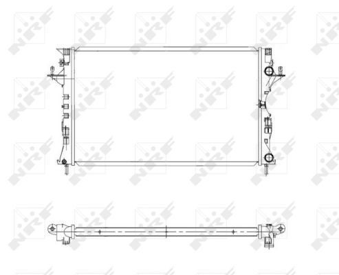 Chłodnica silnika NRF 58319 cena, od 67,87 USD