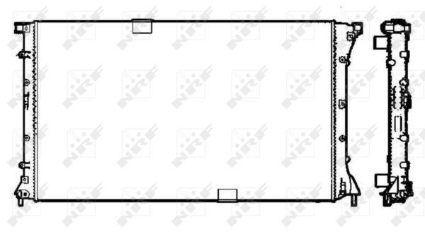 Chłodnica silnika NRF 58331 cena, od 149,26 USD