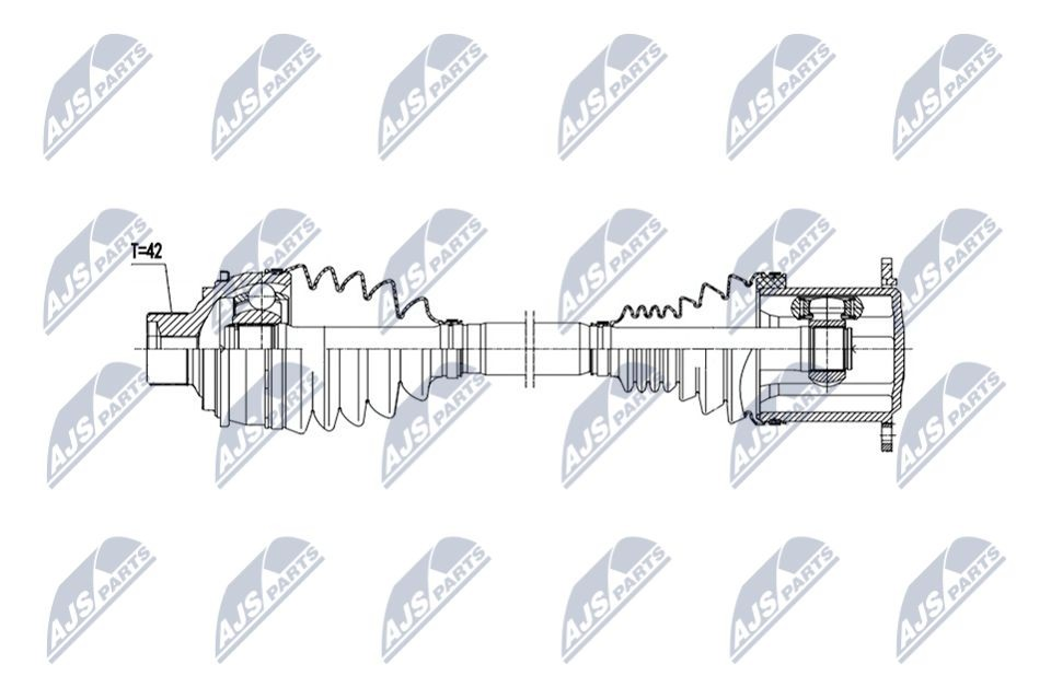 Półoś napędowa przednia Audi Q7 SUV (4MB, 4MG, 4MQ) (2015 - 2026) cena, od 224,10 USD