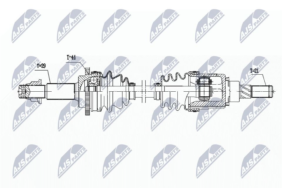 Półoś tylna Nissan X-Trail SUV (T30) (2001 - 2007) cena, od 63,30 USD