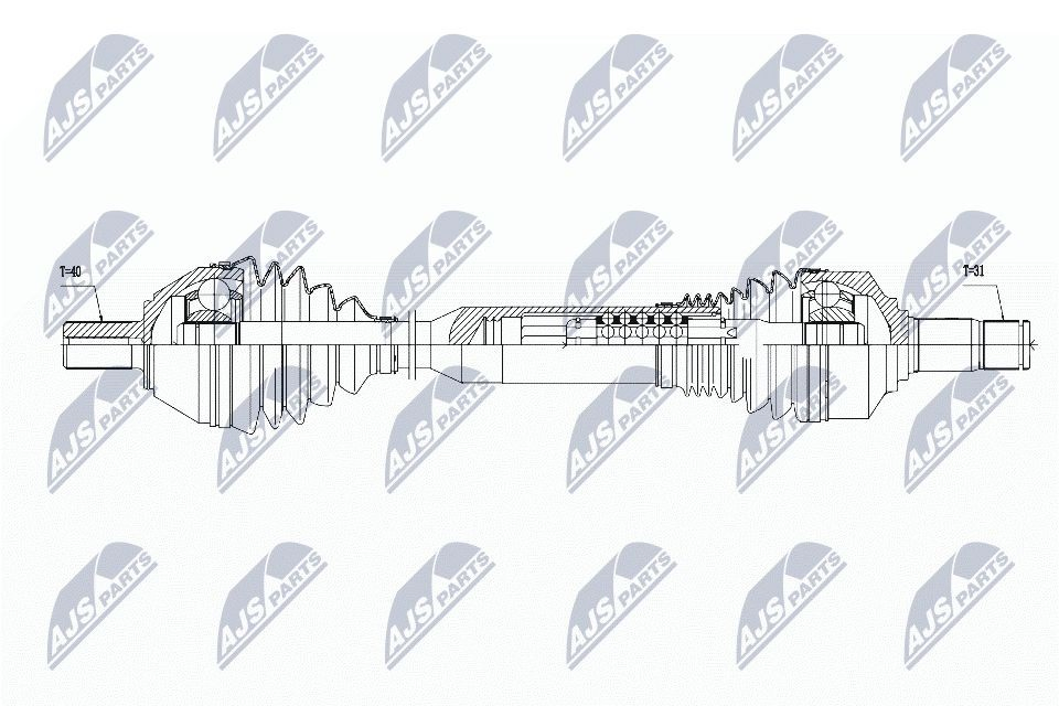 Półoś napędowa przednia lewa Volvo 36011452 cena, od 166,39 USD