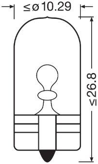 2825ULT Osram Żarówka oświetlenia wnętrza/kabiny