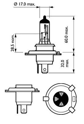 Żarówka halogenowa 12342PRC2 Philips