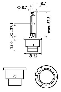 Żarówka ksenonowa Philips 42402XV2S1 cena, od 55,68 USD