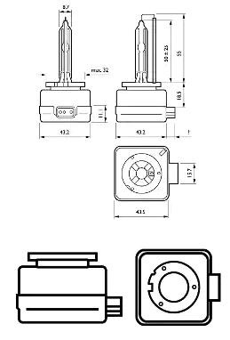 Żarówka ksenonowa Philips 85415XV2C1 cena, od 49,29 USD