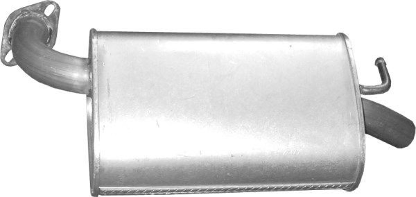 Do koszyka L39940200A Mazda Tłumik, tylna część