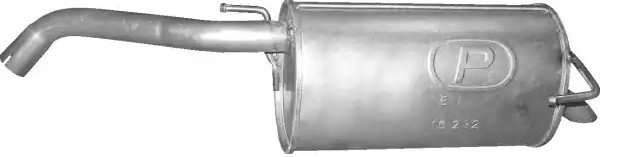 Tłumik, tylna część Polmostrow 15232 cena, od 58,86 USD