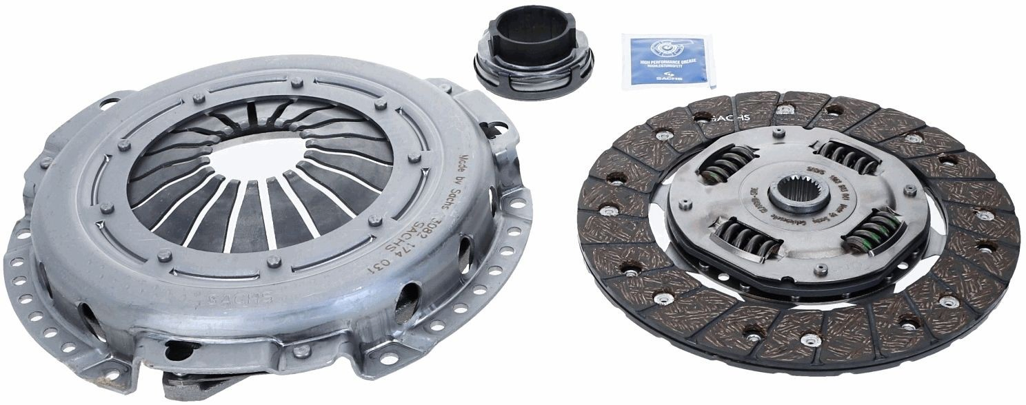 Do koszyka 3000176001 Sachs Zestaw sprzęgła (3 części)