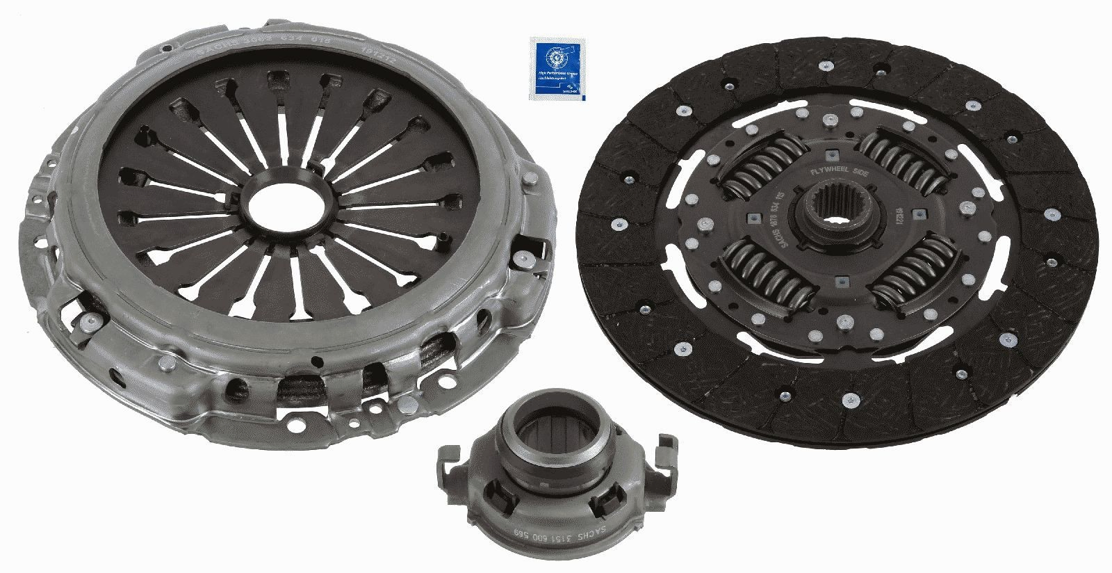 3000951615 Sachs Zestaw sprzęgła (3 części)