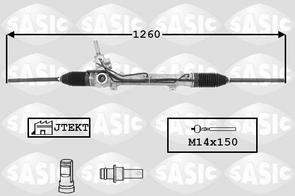 Listwa kierownicza (maglownica) do Citroen C4 I LC