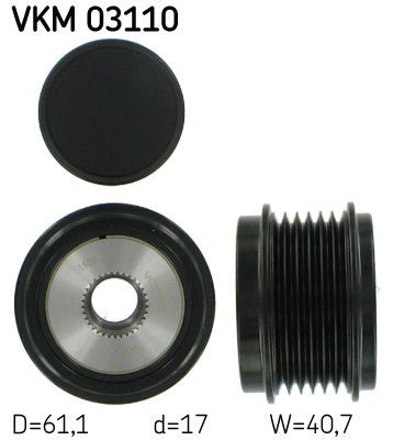 VKM03110 SKF Koło pasowe alternatora