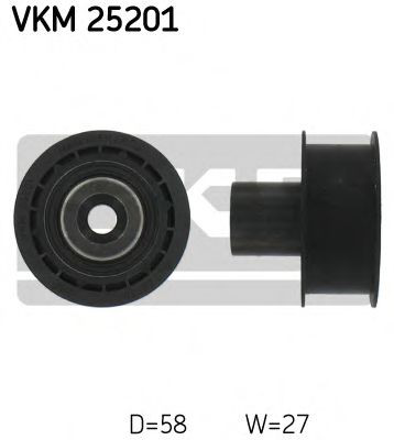 Rolka prowadząca kierunkowa paska rozrządu SKF VKM25201 cena, od 65,27 USD