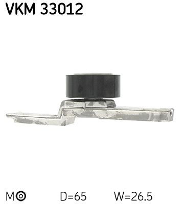 Rolka napinacza paska napędowego VKM33012 SKF
