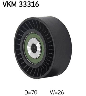 Rolka prowadząca, kierunkowa paska napędowego SKF VKM33316 cena, od 36,88 USD
