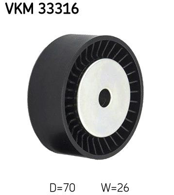 Do koszyka VKM33316 SKF Rolka prowadząca, kierunkowa paska napędowego
