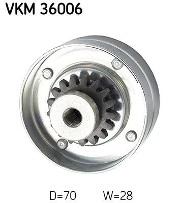 Do koszyka VKM36006 SKF Rolka napinacza paska napędowego