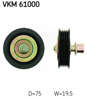 Rolka napinacza paska napędowego SKF VKM61000 cena, od 32,79 USD