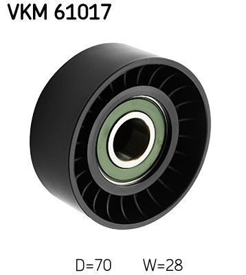 Rolka prowadząca, kierunkowa paska napędowego SKF VKM61017 cena, od 17,82 USD