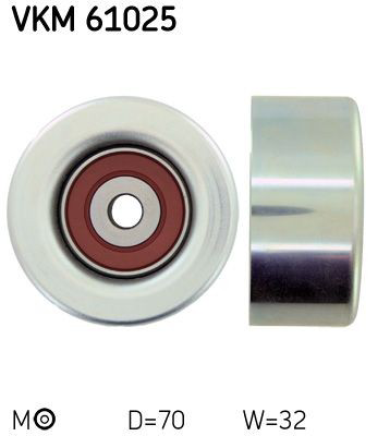 VKM61025 SKF Rolka prowadząca, kierunkowa paska napędowego