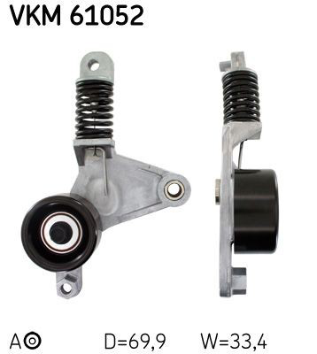 VKM61052 SKF Rolka napinacza paska napędowego